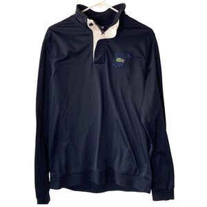 Lacoste Sport Paris Golf Crest Long Sleeve Pullover Men’s S/M Navy Croc Logo